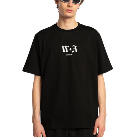 W+A LONDON BLACK TEE