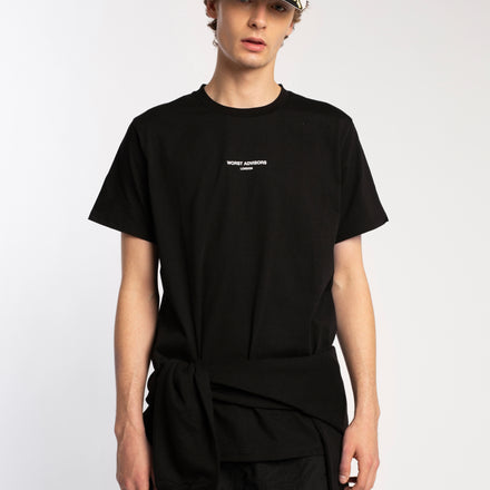 WORST ADVISORS LONDON BLACK TEE