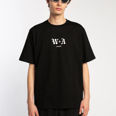 W+A LONDON BLACK TEE
