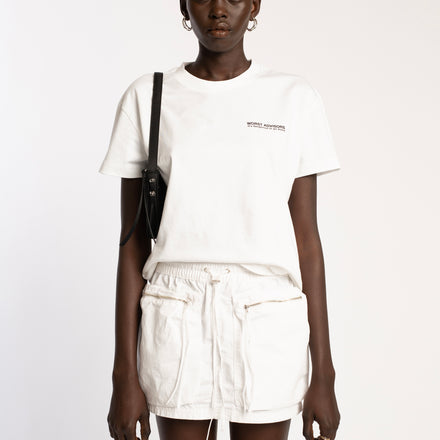 WORST ADVISORS SLOGAN WHITE CLASSIC TEE